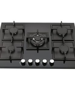 Plaque Encastrable Elactron 5 FEUX GAZ 70CM MIROIR BL035