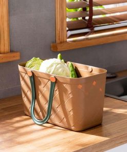 Panier de Rangement en Plastique Multifonction avec Poignet