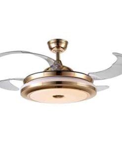 Ventilateur De Plafond Moderne SNEHA Avec Bluetooth Gold