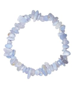 Alternative view of Bracelet Calcédoine – Baroque 19cm