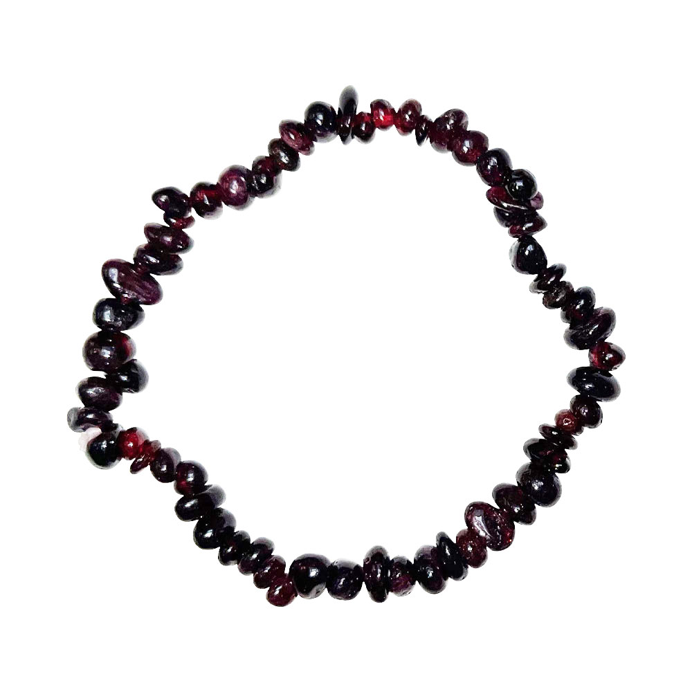 Bracelet Grenat – Baroque 19cm